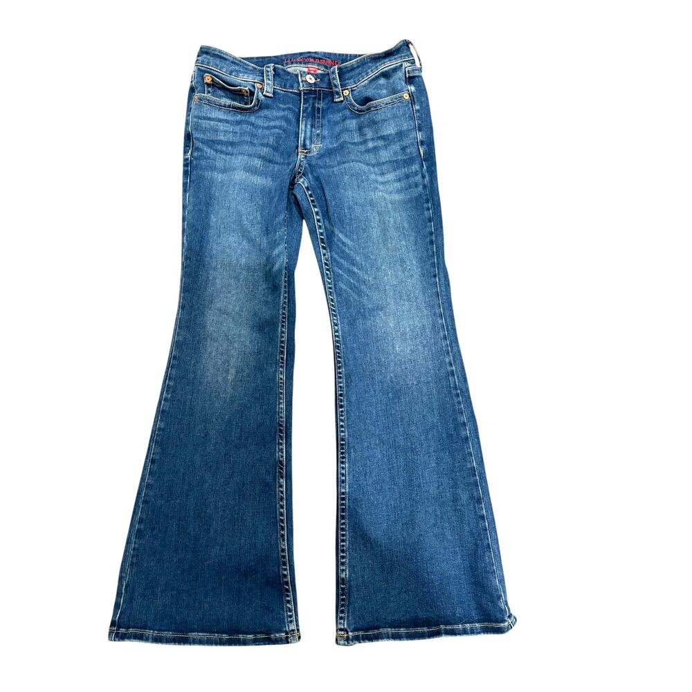 Lucky Brand Jeans Womens 10/30 Bootcut Midrise Denim Dark Wash 30" Inseam